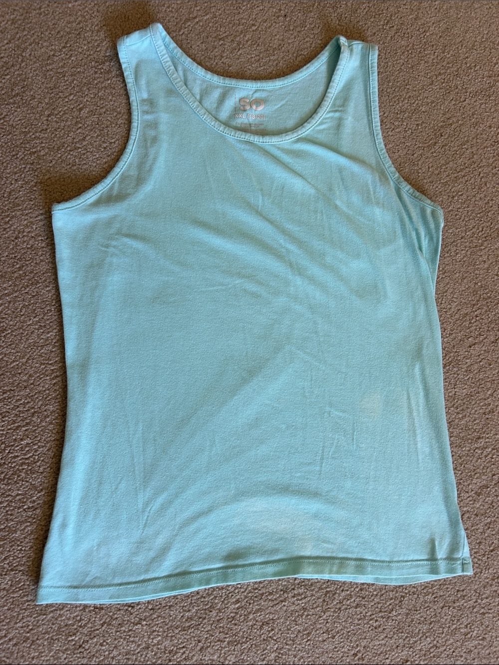 SO Aqua summer tank top
